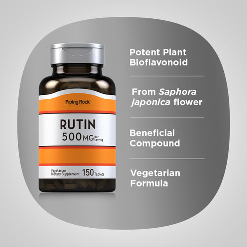 Rutin, 500 mg (per serving), 150 Tablets