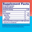 Supplement Facts for VF Fiber Well Sugar Free Gummy.