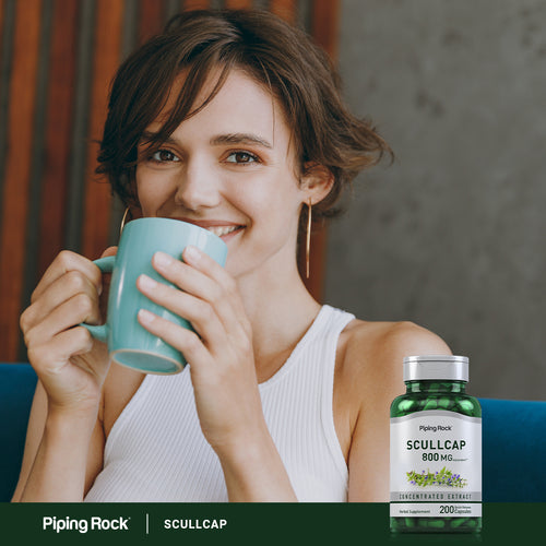 Scullcap Herb, 800 mg, 200 Quick Release Capsules