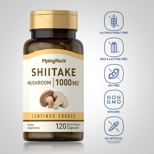 Shiitake Mushroom, 1000 mg, 120 Quick Release Capsules