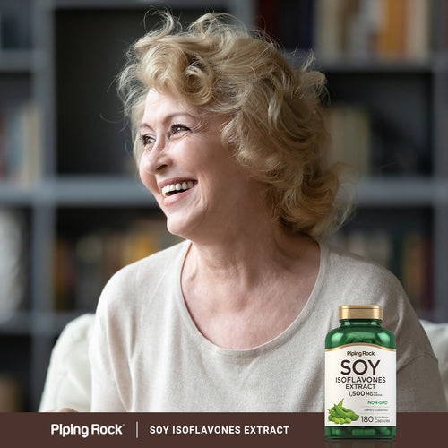 Soy Isoflavones Extract, 1500 mg (per serving), 180 Quick Release Capsules