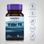 Water Pill bottle with icons indicating Gluten & Wheat Free, Milk & Lactose Free, Soy Free, Non GMO, No Artificial Additives.