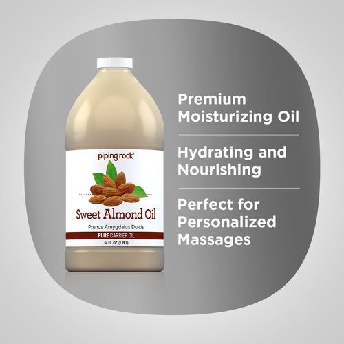 Sweet Almond Oil, 64 fl oz (1.89 L) Bottle
