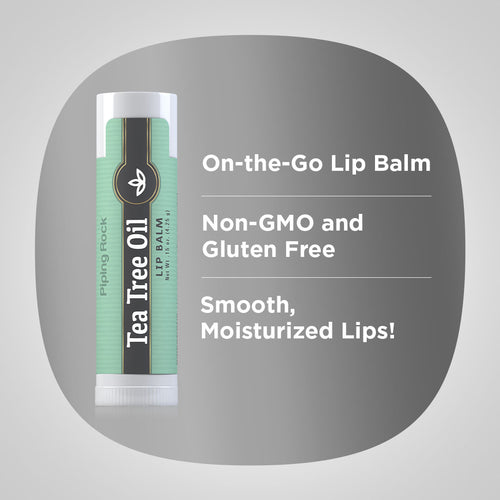 Tea Tree Oil Lip Balm, 0.15 oz (4 g) Tube