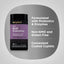 Product highlights graphic stating Formulated with Probiotics & Enzymes, Non-GMO, Gluten-Free, and Convenient Coated Caplets.