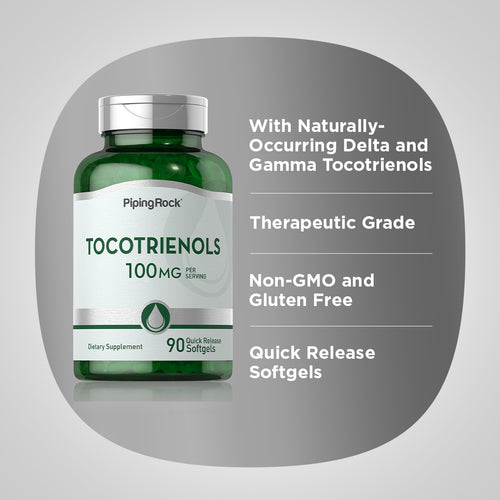Tocotrienols, 100 mg (per serving), 90 Quick Release Softgels