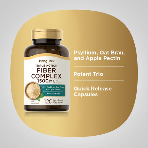 Triple Action Fiber Complex, 120 Quick Release Capsules