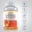 Turmeric & Ginger (Delicious Peach), 90 Vegan Gummies, 2  Bottles
