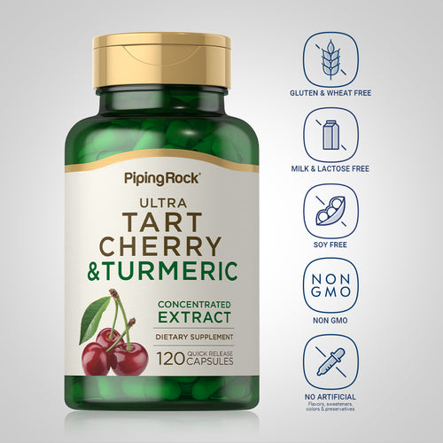 Turmeric with Tart Cherry, 120 Vegetarian Capsules