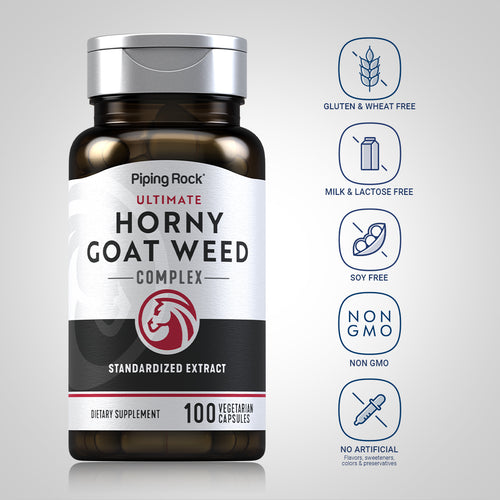 Ultimate Horny Goat Weed Complex, 100 Vegetarian Capsules