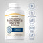 Pancreatin Enzyme bottle with icons indicating gluten & wheat free, milk & lactose free, soy free, non-GMO, and no artificial additives.