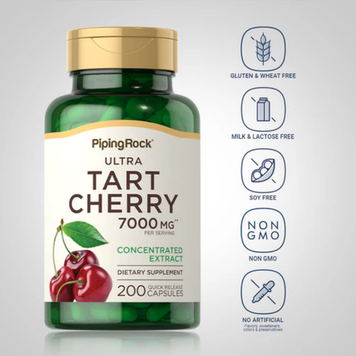 Ultra Tart Cherry, 7000 mg (per serving), 200 Quick Release Capsules, 2  Bottles