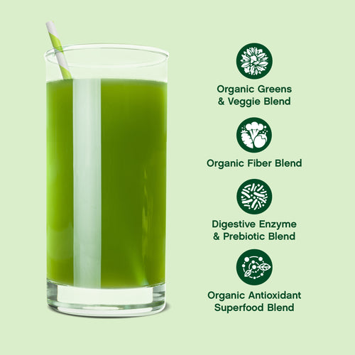 Greens Powder Unflavored (Organic), 5.3 oz (150 g) Bottle