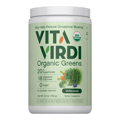 Greens Powder Unflavored (Organic), 5.3 oz (150 g) Bottle