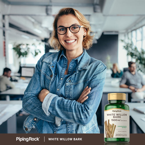 White Willow Bark, 1500 mg (per serving), 200 Quick Release Capsules
