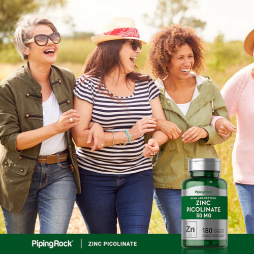 Zinc Picolinate (High Absorption Zinc), 50 mg, 180 Quick Release Capsules, 2  Bottles