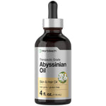 Horbaach Abyssinian Oil, a non-GMO and gluten-free skin and hair oil, 4 fl. oz. bottle.