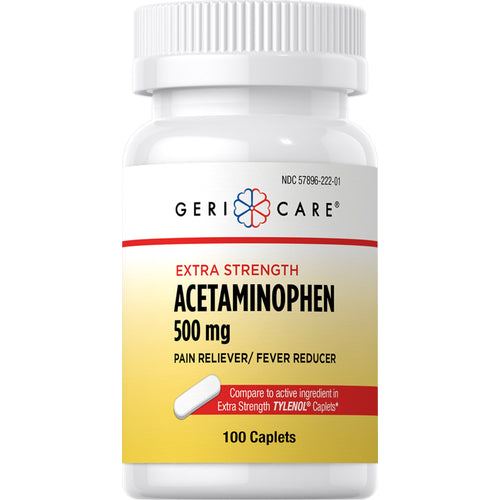 Acetaminophen 500 mg, Compare to TYLENOL , 100 Caplets