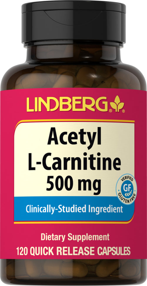 Acetyl L-Carnitine, 500 mg, 120 Quick Release Capsules