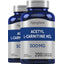 Acetyl L-Carnitine, 500 mg, 200 Quick Release Capsules, 2  Bottles