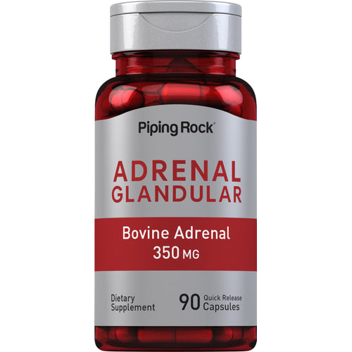 Adrenal Glandular (Bovine), 350 mg, 90 Quick Release Capsules