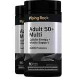 Adult 50+ Multivitamin, 90 Coated Caplets, 2  Bottles