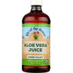Lily of the Desert Aloe Vera Juice, Inner Fillet, 16 fl oz (473 ml), Certified Organic, Gluten Free, Non-GMO.