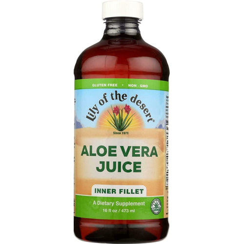 Aloe Vera Juice (Organic), 16 fl oz (473 mL) Bottle