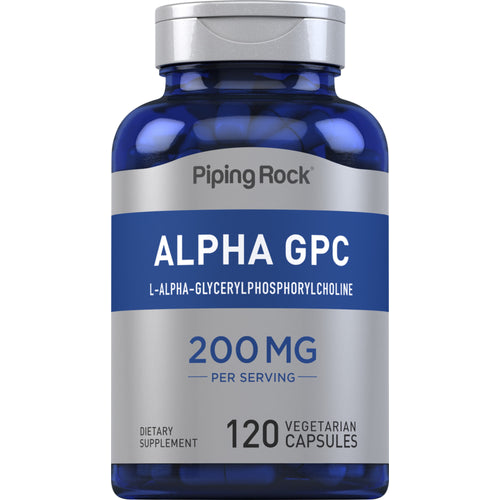 Alpha GPC, 200 mg (per serving), 120 Vegetarian Capsules