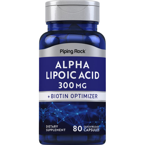 Alpha Lipoic Acid, 300 mg, 80 Quick Release Capsules