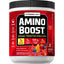 FitnessLabs Amino Boost Fruit Punch supplement, 480g tub, 30 servings. Contains 7g BCAAs. Caffeine free.