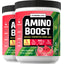 Amino Boost BCAA Powder (Juicy Watermelon Wave), 17 oz (483 g) Bottles, 2  Bottles