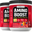 Amino Boost BCAA Powder (Natural Fruit Punch), 16.9 oz (480 g) Bottle, 2  Bottles