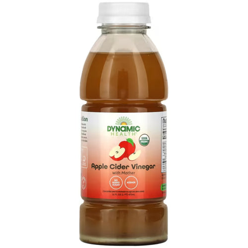 Apple Cider Vinegar w/Mother (Organic), 16 fl oz (473 mL) Bottle