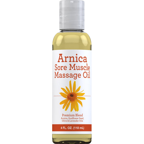 Arnica Massage Oil, 4 fl oz (118 mL) Bottle
