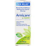 Boiron Arnicare Cream is a homeopathic medicine for pain relief, helping with muscle pain, stiffness, swelling, and bruising.