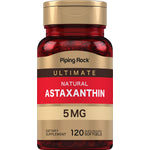 ULTIMATE NATURAL ASTAXANTHIN 5 MG dietary supplement with 120 quick-release softgels.