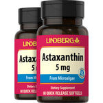 Astaxanthin, 5 mg, 60 Quick Release Softgels, 2  Bottles