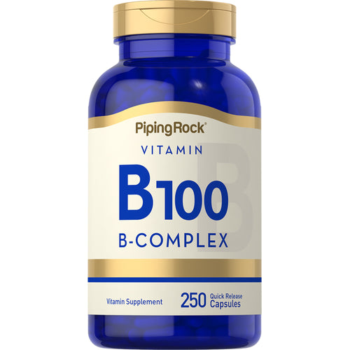 B-100 Vitamin B Complex, 250 Quick Release Capsules
