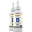 B-Complex Liquid Plus B-12 Sublingual, 1200 mcg, 2 fl oz (59 mL) Dropper Bottle, 2  Dropper Bottles