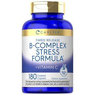 B-Complex Stress Formula plus Vitamin C Timed Release, 180 Coated Caplets