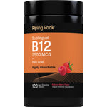 B12 2500 mcg + Folic Acid 400 mcg, 120 Fast Dissolve Tablets