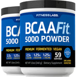 BCAAFit  5000 Powder, 5000 mg (per serving), 12 oz (340 g) Bottle, 2  Bottles