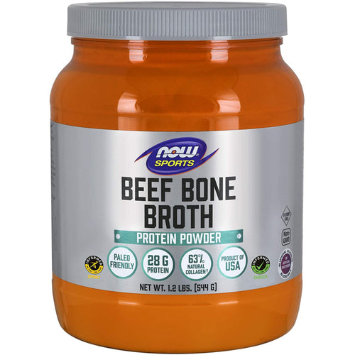 Beef Bone Broth Powder, 1.2 lbs (544 g) Bottle