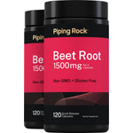 Beet Root, 1500 mg (per serving), 120 Quick Release Capsules, 2  Bottles