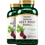 Beet Root Concentrated Extract, 8000 mg, 320 Quick Release Capsules, 2  Bottles