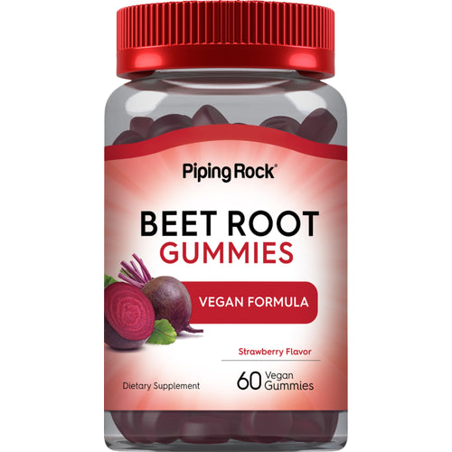Beet Root (Strawberry), 60 Vegan Gummies
