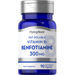Benfotiamine (Fat Soluble Vitamin B-1), 300 mg, 90 Vegan Capsules