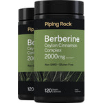 Berberine Ceylon Cinnamon Complex, 2000 mg, 120 Vegan Capsules, 2  Bottles