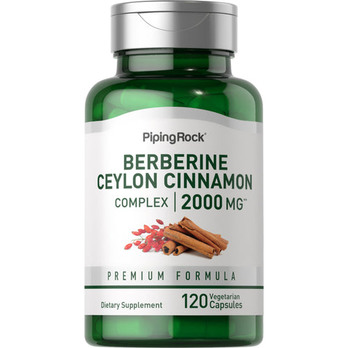 Berberine Ceylon Cinnamon Complex, 2000 mg, 120 Vegetarian Capsules